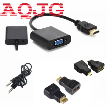 

HDMI to VGA Cable Micro Mini HDMI Male Adapter to VGA Female 1080p HDMI Converter Connector For Xbox 360 PS3 PS4 PC DVD LCD TV