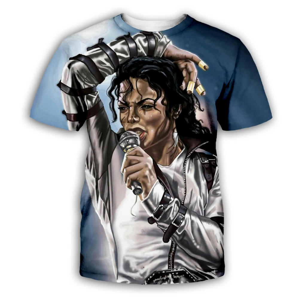 PLstar Cosmos Tee Shirt Homme Michael Jackson T Shirt Men hip hop T-Shirt Mens Shorts Streetwear Halloween shirt XS-7XL