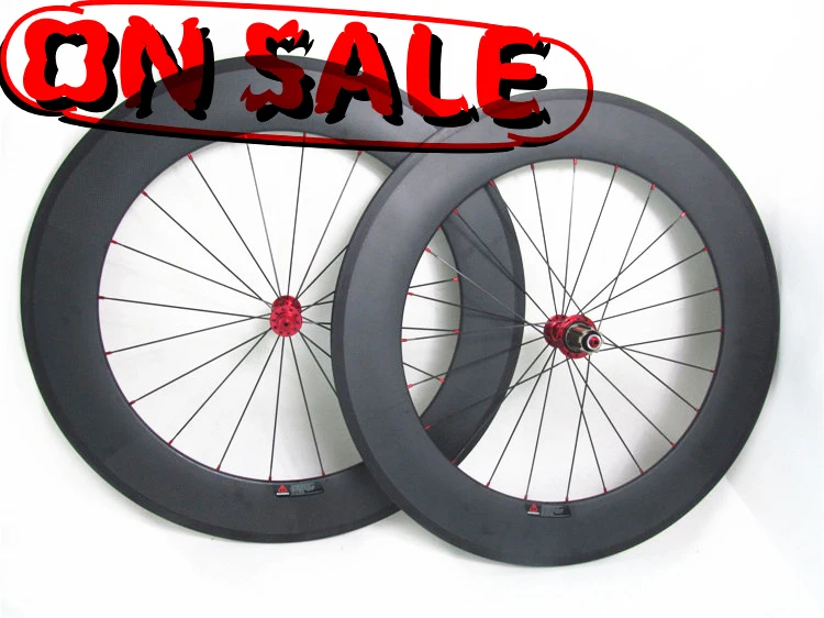 

Farsports FSC88-CM-25T 700c road carbon Tubeless bicycle bike 88mm wheelset