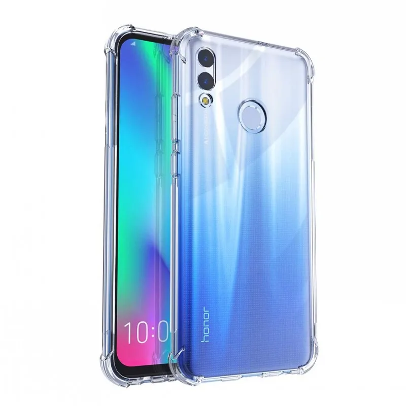 Кристально чистый чехол для Huawei P Smart 2019 мягкий гибкий силиконовый ТПУ бампер Honor 10