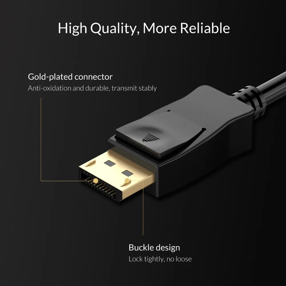  ORICO 4k 60/30Hz 1.2 Versione di Un Senso di HD Cavo Adattatore DP Display Port a HDMI /DP Adattato