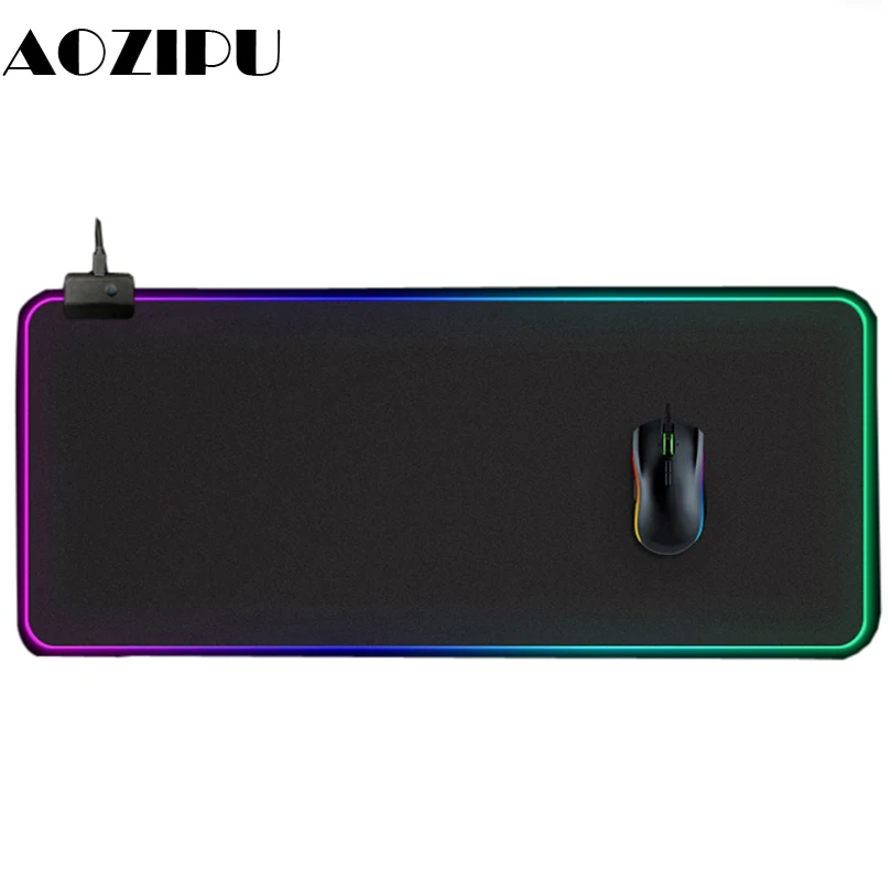  RGB Large Gaming Mouse Pad USB Wired Glowing LED Magic Light Mousepad Mice Laptop Mat for PC Comput