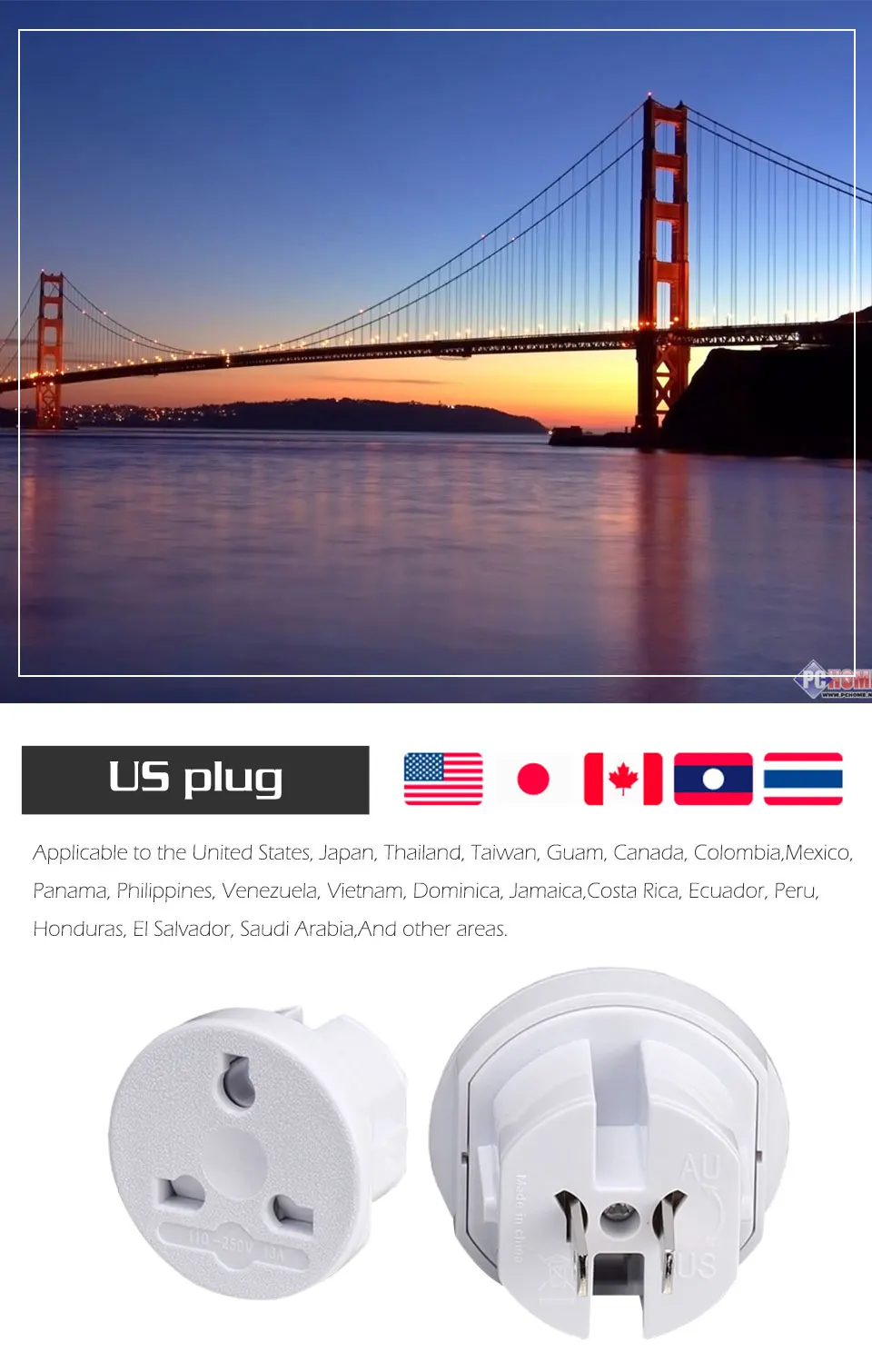 EU UK US AU Universal Power Adapter Charger Adaptor Travel Wall Electric Plugs Sockets Converter For Mobile Phones Laptop (5)