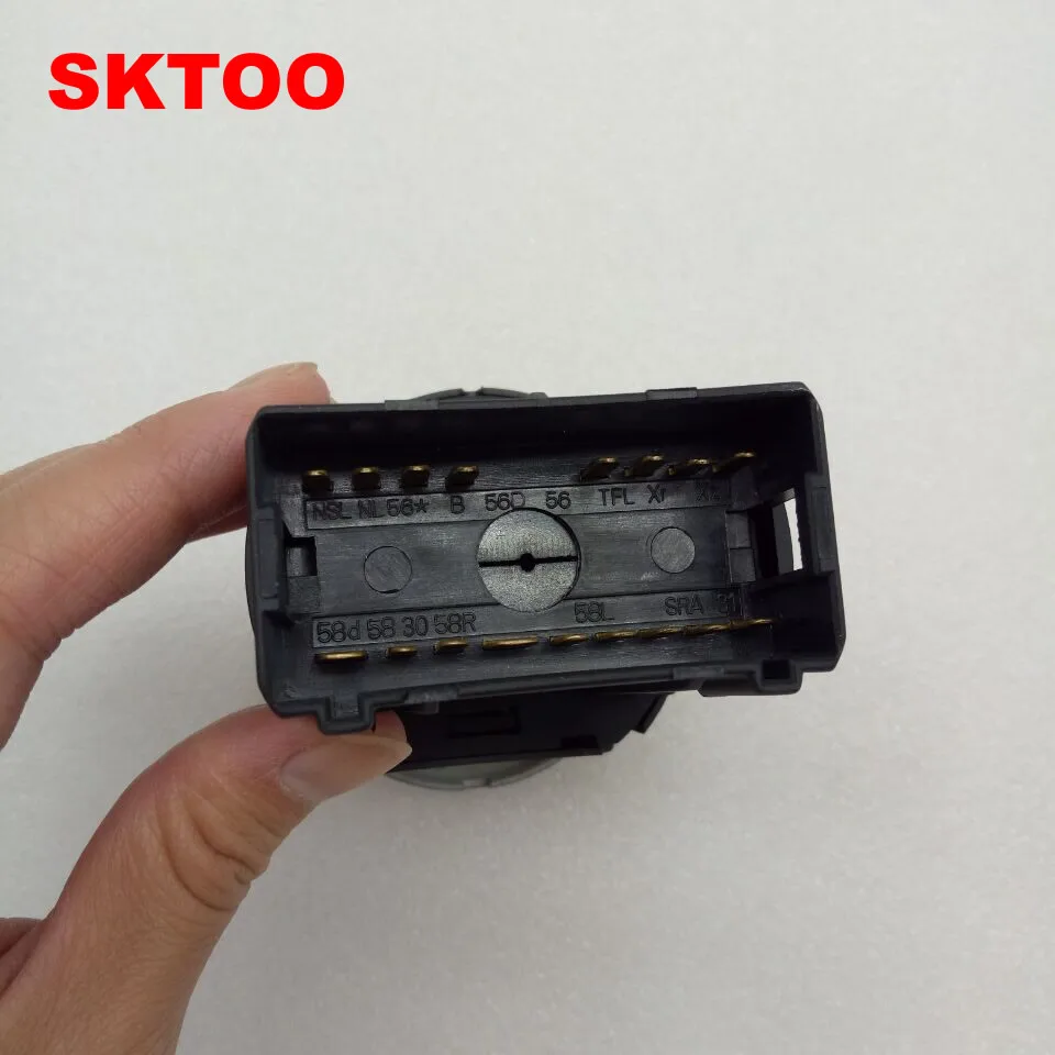 Sktoo для VW Гольф MK4 Jetta 4 Bora 1998-2008 Passat B5 хром фар переключатель туман головной свет лампы ручка кнопка 3bd 941 531