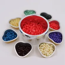 Нагреватель воска для удаления волос, машина для восковой эпиляции, набор с 4 упаковками восковых бобов, 10 восковых палочек, 4 восковых палочки в форме сердца Wa