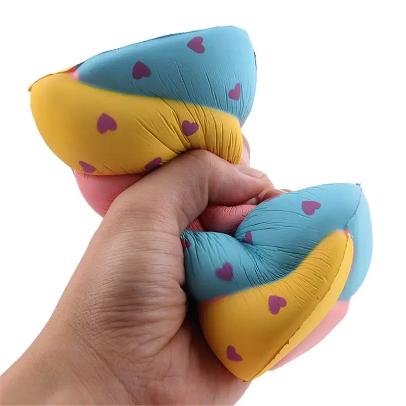 Новый Радужный Зефир медленный рост снятие стресса подарок Jumbo Squishy игрушки