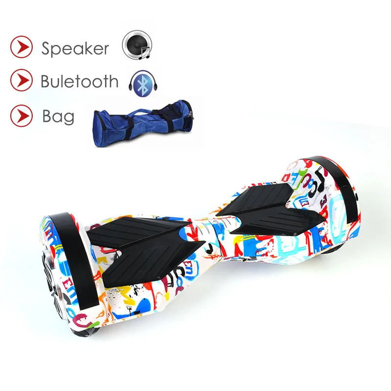 Hoverboard 8 inch 2 Wheel Scooter Self Balance Electric Scooter Bluetooth LED Light Smart Electric Scooter Skateboard Hoverboard