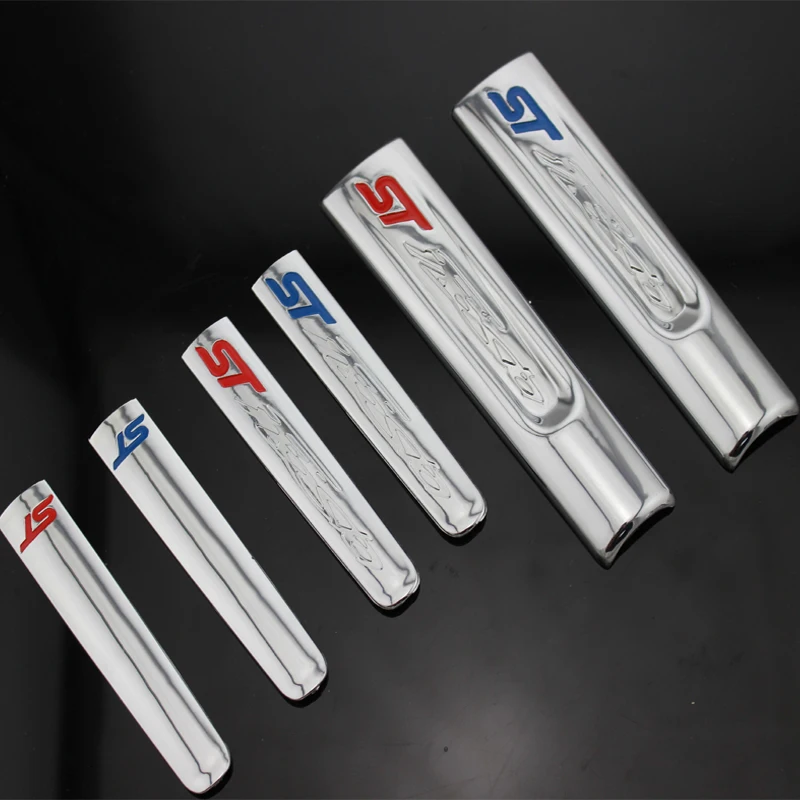 Potro coche ardiendo-estilo cromo freno de mano Ajuste de freno de mano cubierta de la etiqueta engomada para Ford Nuevo Fiesta MK7 2009-2017 partes interiores Potro coche ardiendo-estilo cromo freno de mano Ajuste de freno de mano cubierta de la etiqueta engomada para Ford Nuevo Fiesta MK7 2009-2017 partes interiores