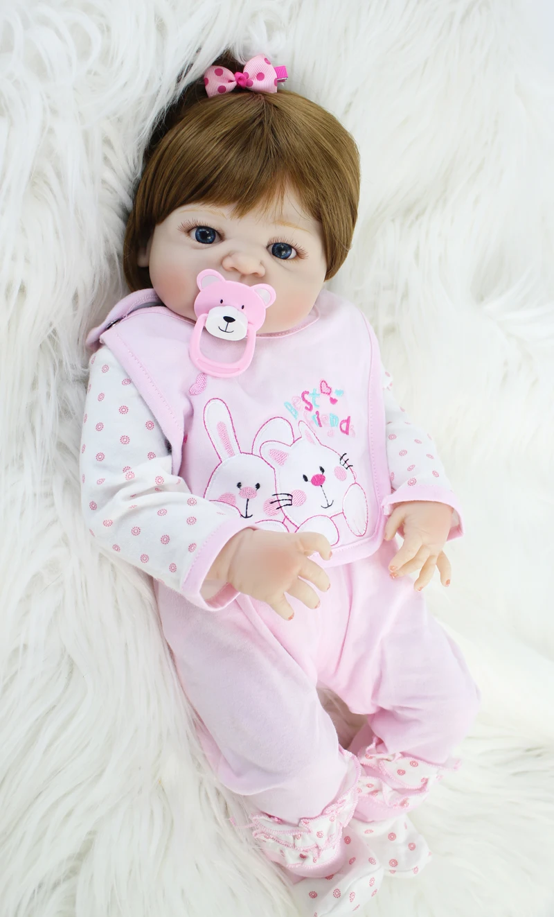 Full Silicone Baby-Reborn Doll Toy 55cm Newborn Princess Babies Bebe Doll Girl Bonecas Brinquedos Kid Bathe Toy Birthday Gift Full Silicone Baby-Reborn Doll Toy 55cm Newborn Princess Babies Bebe Doll Girl Bonecas Brinquedos Kid Bathe Toy Birthday Gift