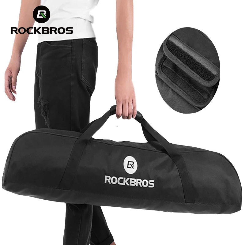 Excellent ROCKBROS Black Storage Bag For Bicycle Rack Suction Roof-Top Cycling Waterproof Bag 45L Large Capacity PVC Portable Bike Package 4