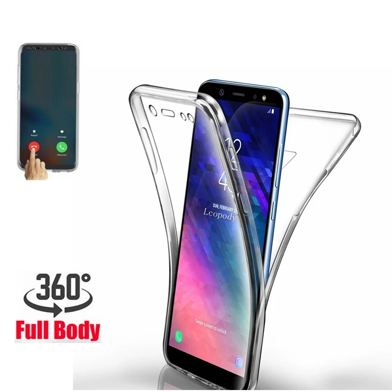 Double Silicone Case For Samsung Galaxy S5 S6 S7 Edge S8 S9 Plus A3 A5 A6 A8 J3 J4 J5 J6 J7 Neo 2018 2017 2016 Grand Prime G531