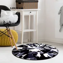 Loutsi круглый ковер, коврик для двери, современные ковры для гостиной, ковер для спальни, Противоскользящий коврик для пола, коврик для дома, Текстиль