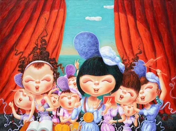 

No Framed Jiang Wen Champion Printed painting Oil Painting By Numbers Home Decor Wall Art Picture For Living Room