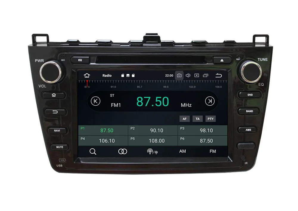 Top Octa Core 4G+32G Android 8.0 Car DVD GPS for MAZDA 6 2008 2009 2010 2011 2012 Car Radio Stereo Head unit Support WIFI 4G DVR OBD 1