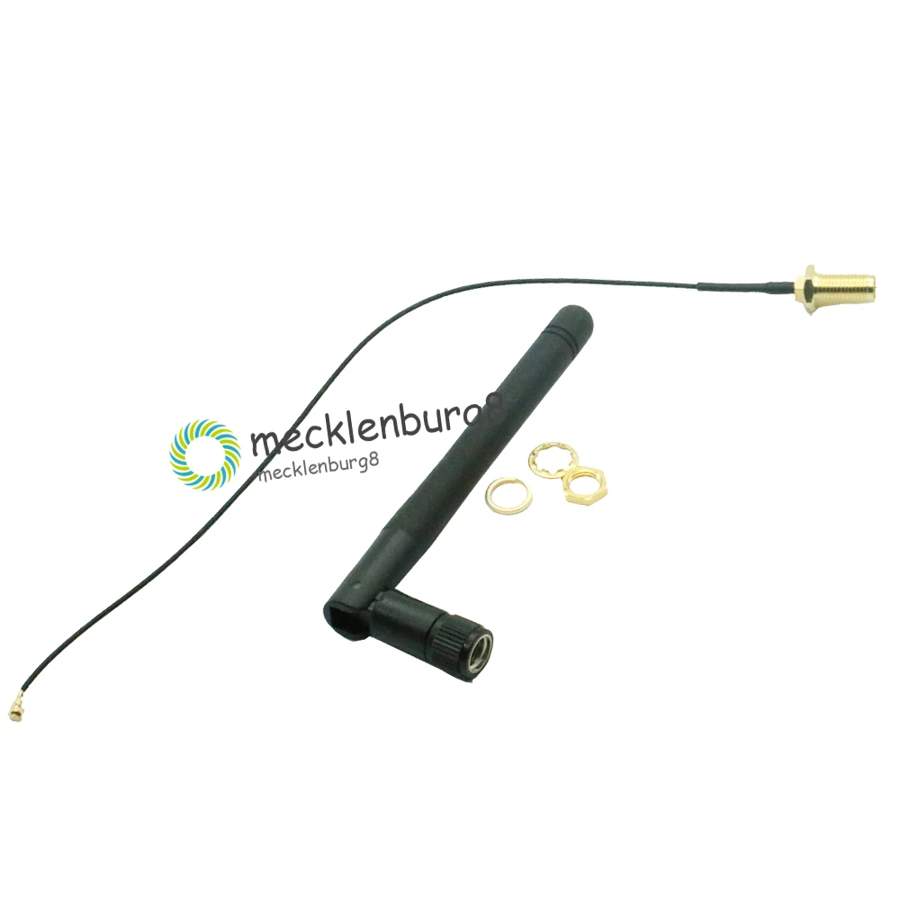 

2.4 g SMA Antenna Extension Cable 3DBI Antenna Gain for ESP8266 serial Wifi module ESP-02
