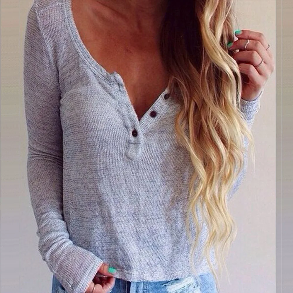 

AVODOVAMA M 2018 Women Sweaters Autumn Winter Casual New Short Knitted V Neck Sweater Fashion Long Sleeve Female Outwear Jumpers