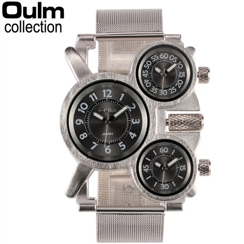 Мужские брендовые наручные часы Oulm военные армейские Montre Homme de Marque Relojes Lujo Marcas