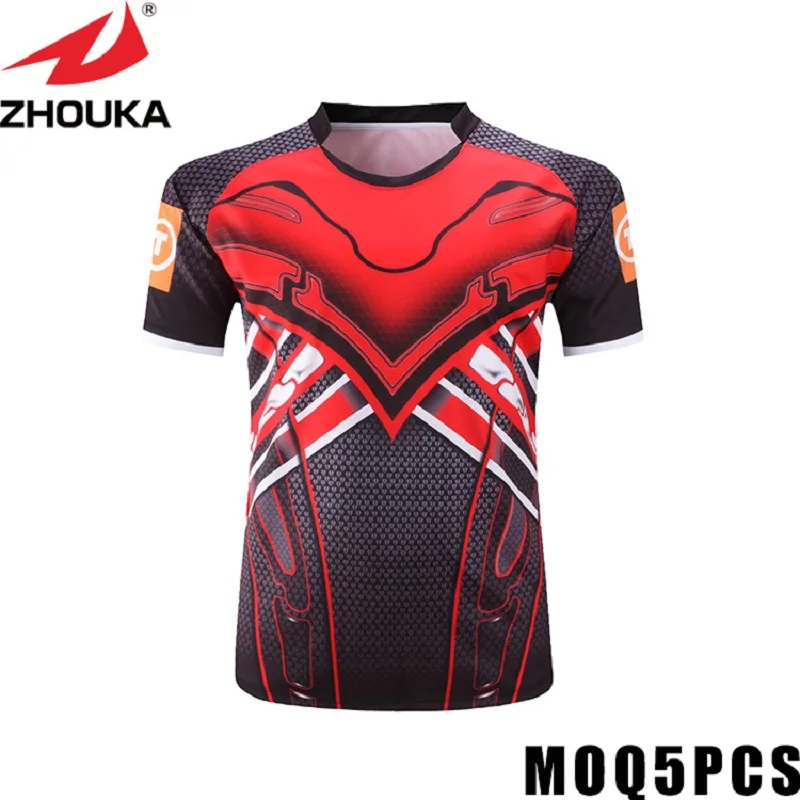 2019 Custom Shirts Soccer Jerseys Tops Training Youth Football Shirt Maker Sublimated Sportswear