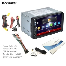 Hot 7 inch Car DVD GPS Player Capacitive 3G HD Touch Screen Radio Stereo 8G/16G iNAND Rearview Camera Parking Android 5.1.1