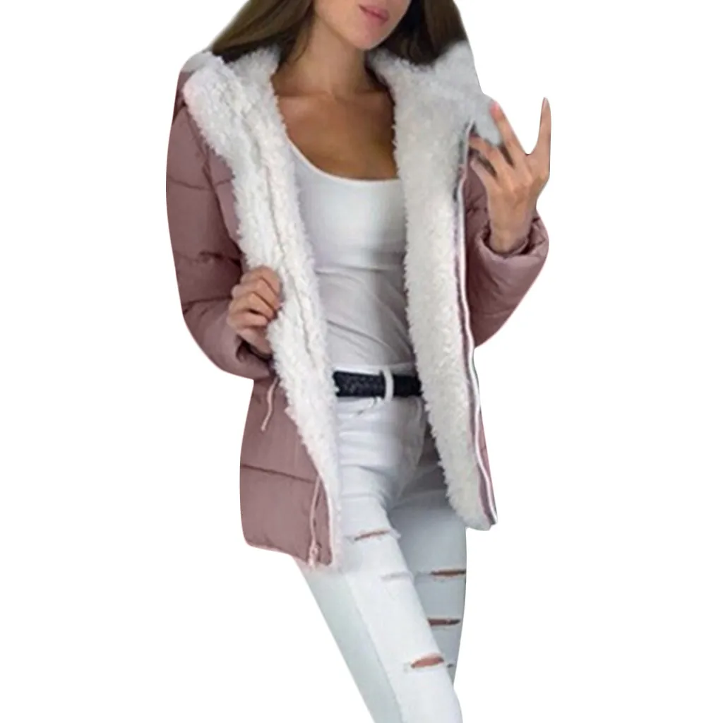 Новые модные женские зимние Утепленные Пальто с длинным рукавом, теплая куртка, верхняя одежда на молнии, большие размеры, S-5XL парки mujer