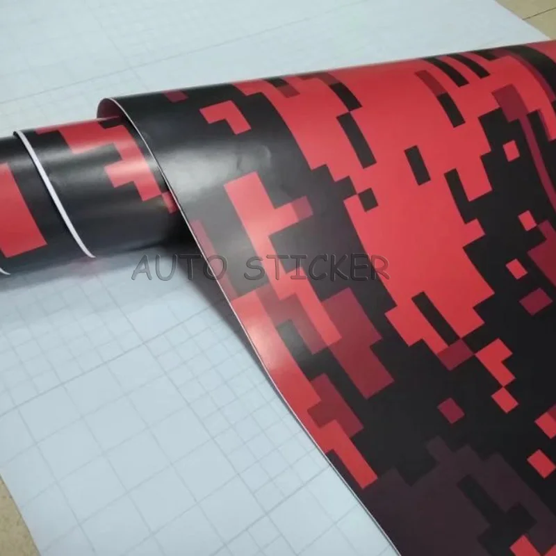 red black digit camo vinyl 4