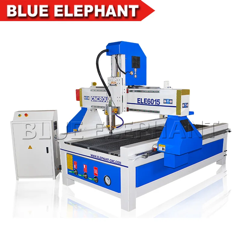 

blue elephant 3d woodworking cnc router 6015 for hot sale wood cnc router machine with ce mini wood cnc machine promotion price