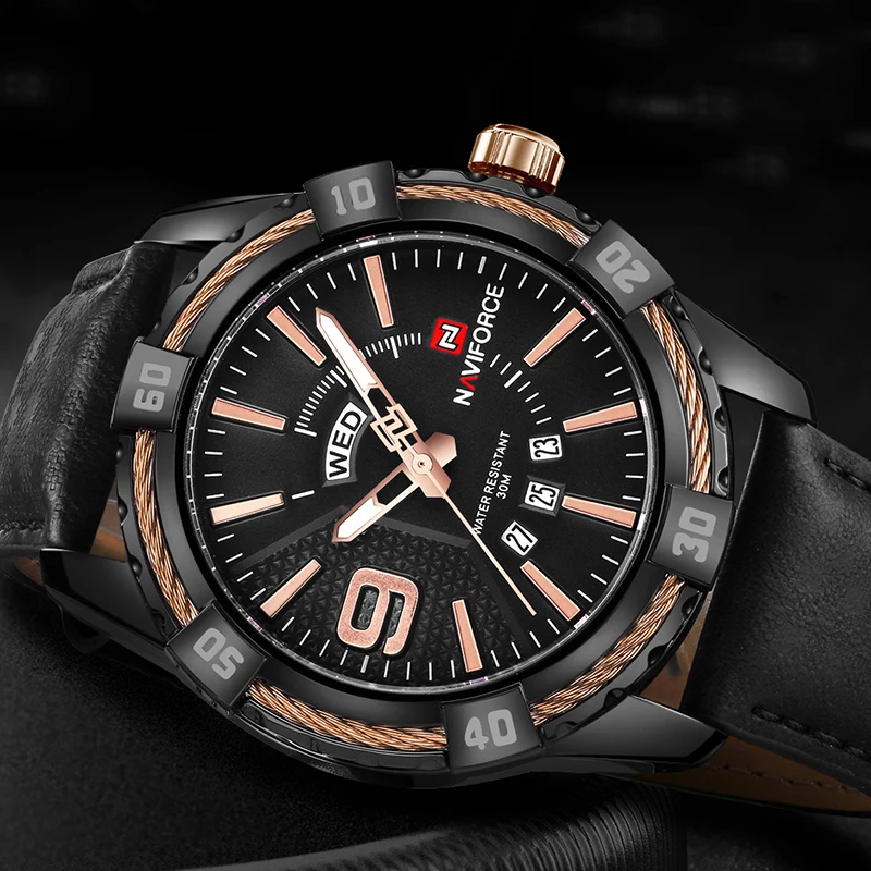 Top Brand NAVIFORCE Luxury Business Men Watch Waterproof Sports Military Quartz Wrist Watch Male Cl