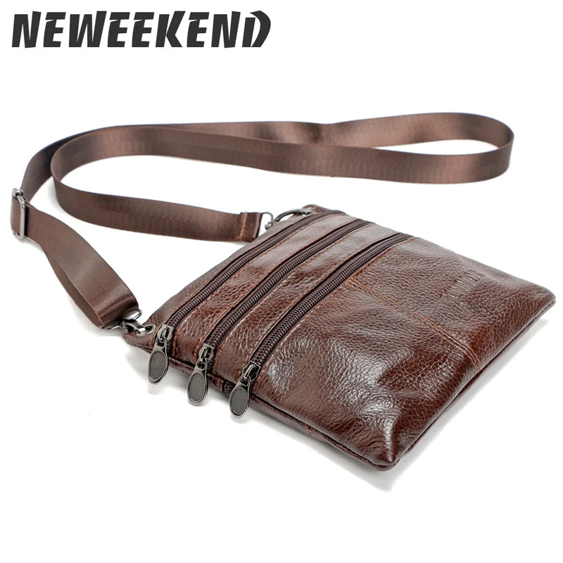 

Men Messenger Bags Luxury Genuine Leather Men Bag Designer High Quality Shoulder Bag Casual Zipper Office Bags for Men 076