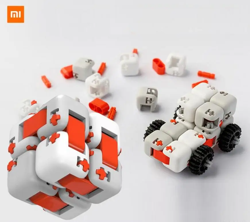 Белый xiaomi куб Миту Спиннер пальчиковые кубики интеллектуальные игрушки умные пальчиковые игрушки портативные для xiaomi умный дом подарок для ребенка - Цвет: Белый