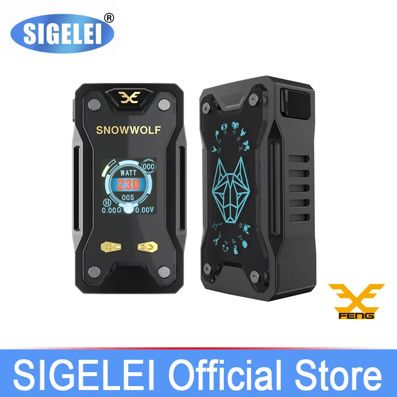 Vape Mod and RDA tank Original SIGELEI snowwolf range e electronic cigarette kit Xfeng MOD KIT Vape Mod and RDA tank Original SIGELEI snowwolf range e electronic cigarette kit Xfeng MOD KIT