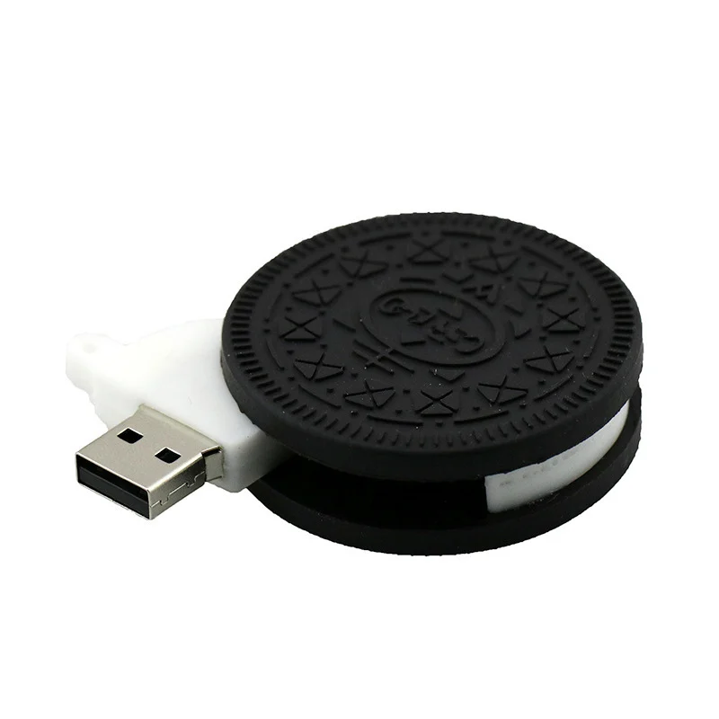 Usb Flash Drive Cartoon Oreo Biscuits Model Pen Drive Ice Cream Chocolate 2.0 Usb Stick Pendrive 8g 16gb 32gb Flash Memory Stick   
