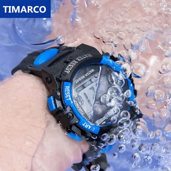 Children Watch Sport Kids Watches Silicone Strap Waterproof LED Digital Watch For Kid Children Student Girl Boy Wristwatch Clock new kids shine dazzling light luminous silicone band watch children digital watches for boy girl youth teen man clock child time
