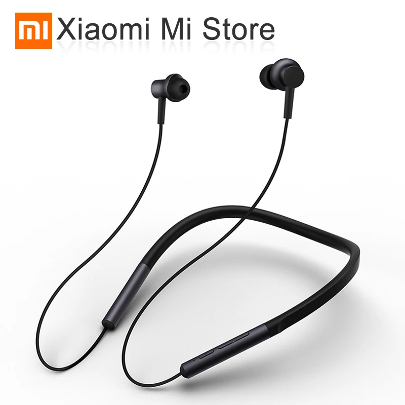 

Original Xiaomi Bluetooth Collar Earphone Sport Wireless Bluetooth Headset with Mic Play Dual Dynamic Earbuds Headset Headphone