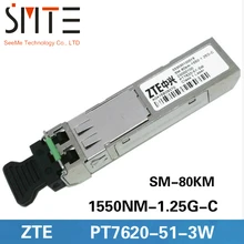 zte PT7620-51-3W SM-80km-1550-1.25G-C 23000100 волоконно-оптический модульный приемопередатчик
