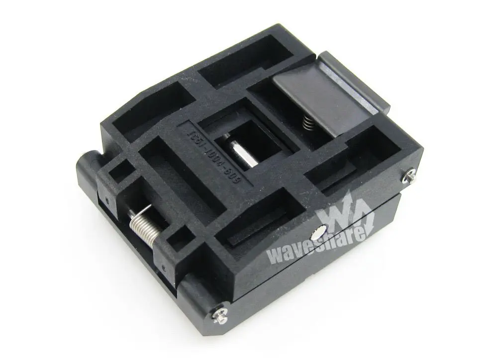 IC51-1004-809 QFP100 TQFP100 FQFP100 PQFP100 Yamaichi QFP IC Test Burn-in Socket Programming Adapter 0.5mm Pitch