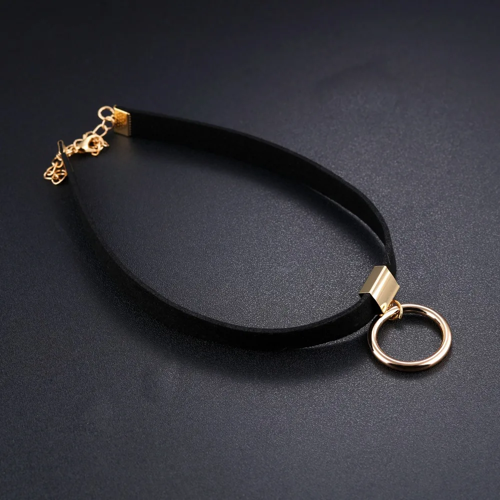 

Simple metal Velvet Necklace European and American women's Necklace Gifts simple Girl Trendy Necklace Gold White Neckalce Party