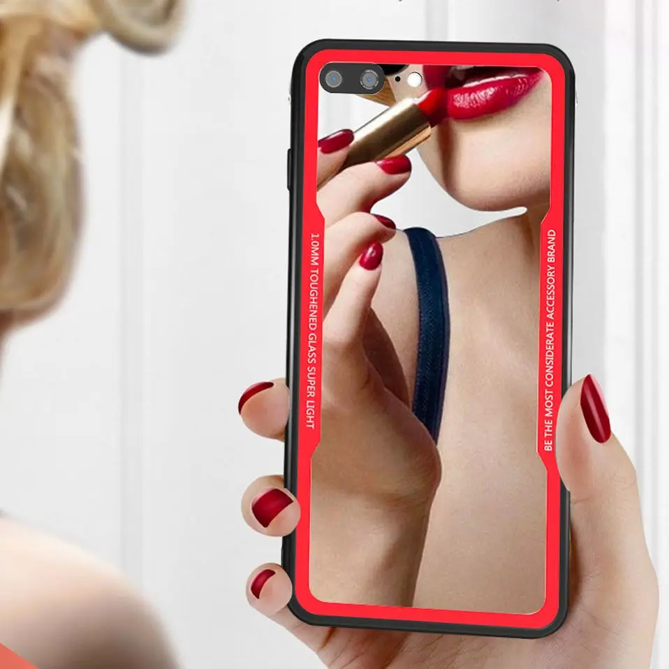 New Mirror Phone Case For iPhone 6 6S X 7 8 Coque Ultralight Back Cover Cases Plus Housing |