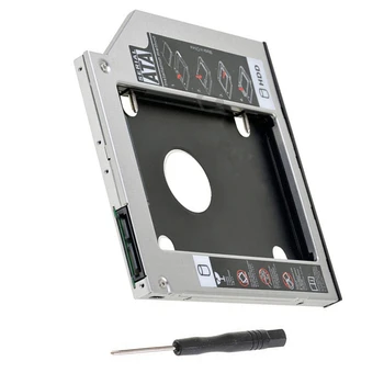 

9.5mm SATA 2nd SSD HDD Caddy for Lenovo ThinkPad Edge E431 E531 E540 Hard Disk Drive Caddy