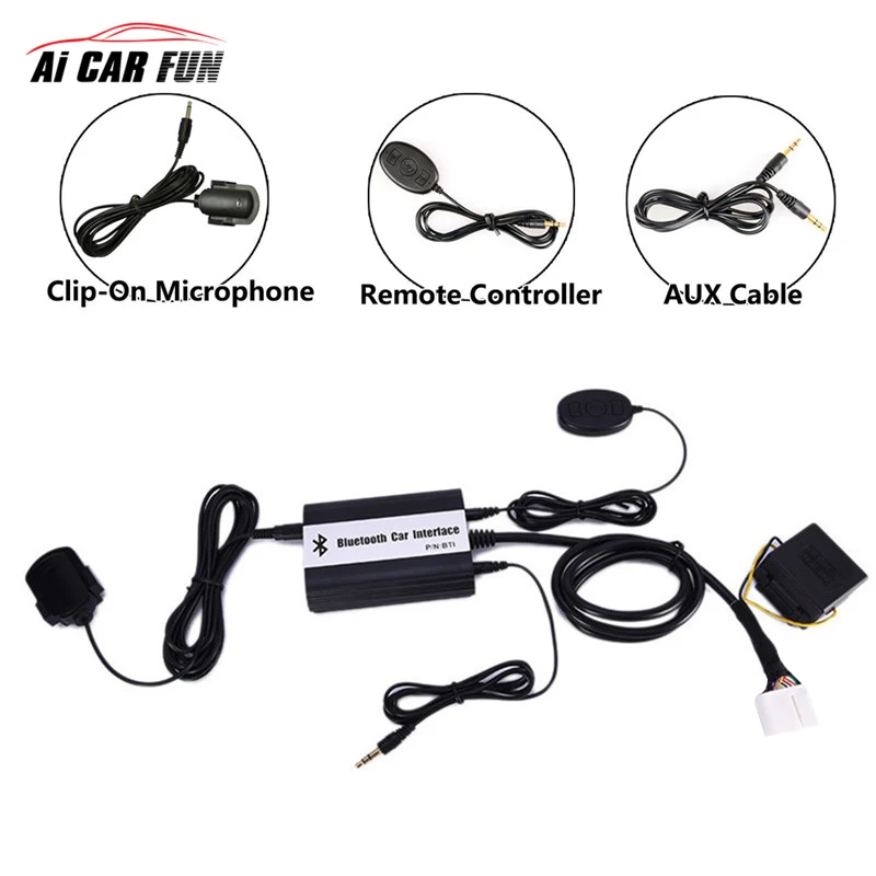 Автомобиль Bluetooth A2DP MP3 адаптер AUX USB Handsfree Car Kit Музыка зарядки для Toyota Lexus Scion OEM радиостанции подходит навигации системы