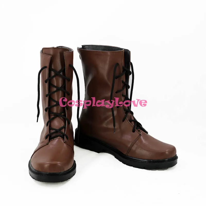 Touhou Project Kirisame Marisa Brown Cosplay Shoes Boots Newest Custom Made For Hallowee Christmas CosplayLove (2)