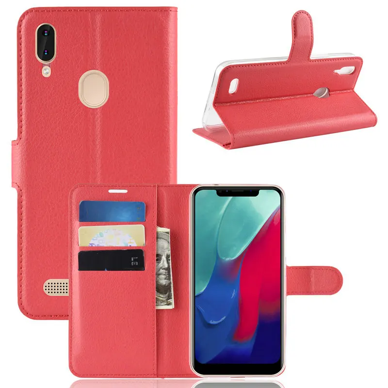 Для LEAGOO M11 роскошный Флип кожаный чехол для S9 телефона кошелек с