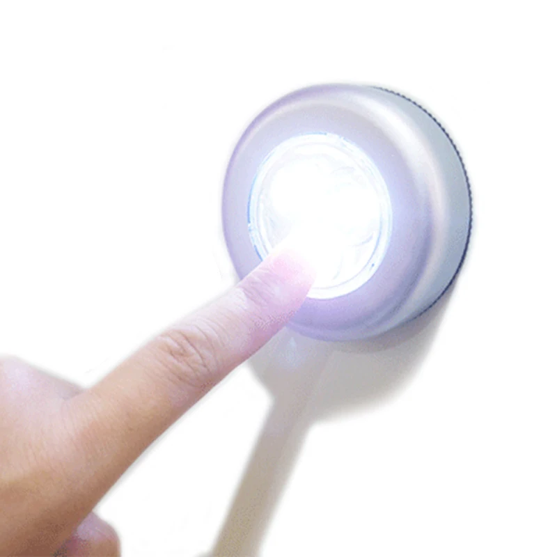 

Mini 3 LED Bulbs Night Light ABS Car Emergency Led Night Lamp with 3M Tape Small Portable bedroom corridor lantern