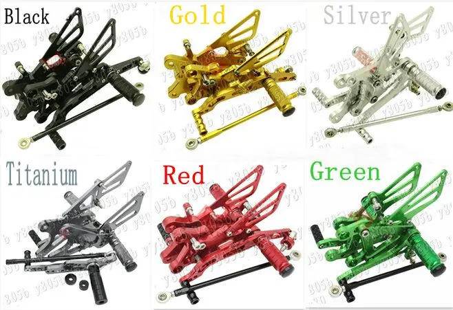 CNC заднее сиденье мотоцикла подножки для ног набор Honda CBR900RR CBR 954 2002-2003