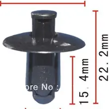 100 шт. крышка переднего и заднего бампера нажимного типа Фиксатор для Nissan Maxima& Infiniti 1990-On 01553-06721 крепежные детали для автомобилей