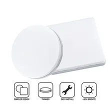 Квадратная панель Светодиодная лампа 18 Вт 24 Вт 36 Вт 48 Вт светодиодный крепящийся на поверхность круглый потолочный светильник 85-265 в модный светодиодный светильник для домашнего освещения