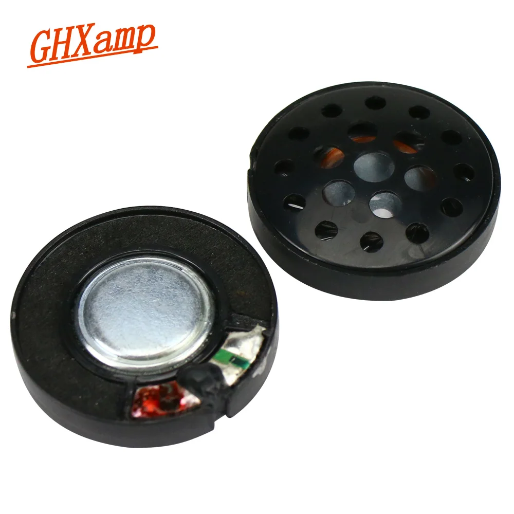 

GHXAMP 30mm Headphone Speaker Unit With Cap 113db White Magnetic Headset Driver Full Range Speakers For Headphones 2pcs