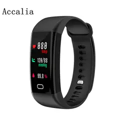 Accalia водостойкий умный Браслет фитнес-трекер спортивные часы кровяное давление для android или IOS
