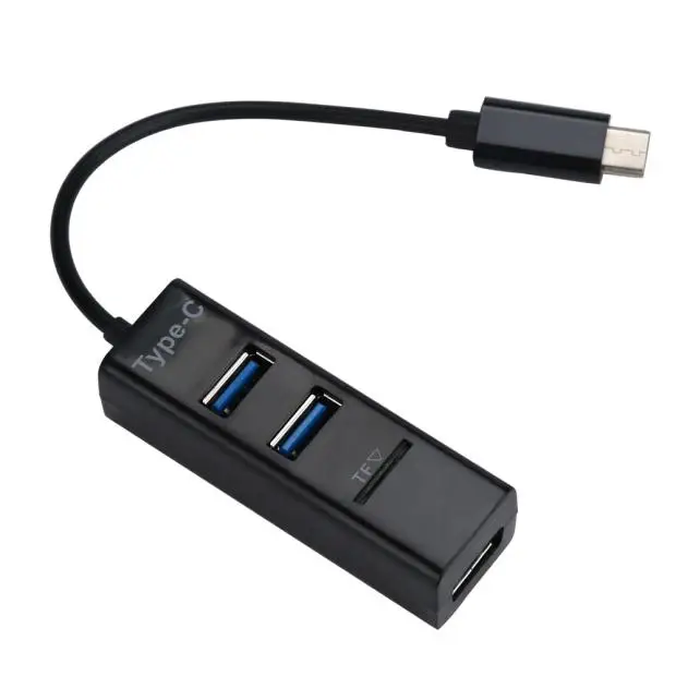 Кардридер для мобильных телефонов порт type-C USB 3,1 на USB2.0 2 в 1 кардридер порт адаптер для планшета Macbook совместимая карта