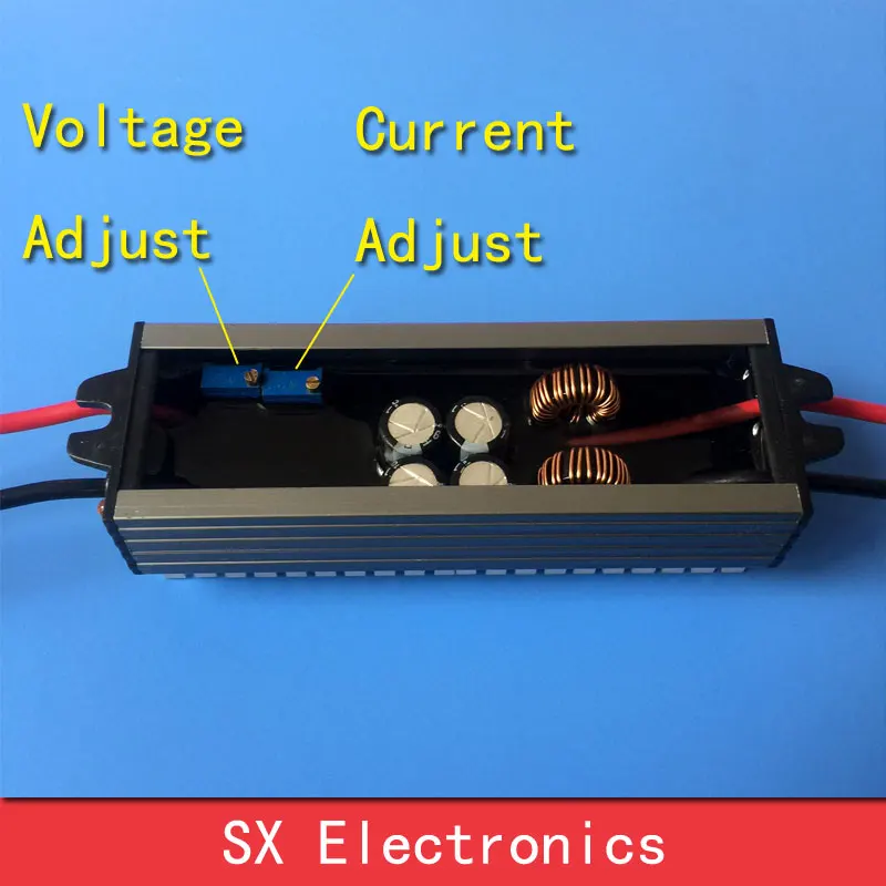 100V20A понижающий преобразователь с регулируемым током понижающий аккумулятор зарядное устройство 72V60V48V36V24V12V водонепроницаемый