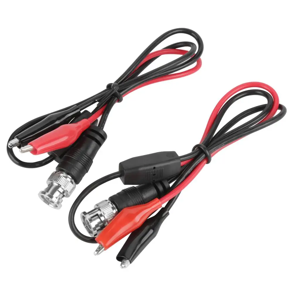 BNC Cables 2Pcs P1013 BNC Q9 Male to Male Plug Oscilloscope Test Probe Cable Lead 100cm 50ohm for Oscilloscope Test Electronic Equipment